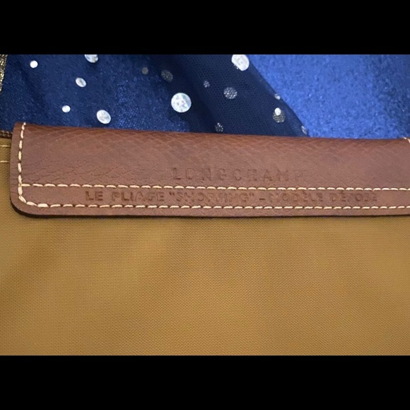 SOLD - LONGCHAMP MUSTARD GOLD GREAT WALL CITY LMTD CHINA Tote RARE LUX Lrg - Picture 13 of 16